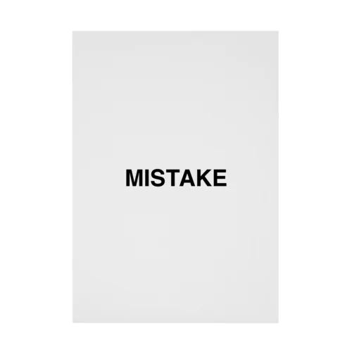 MISTAKE-ミステイク- Stickable Poster