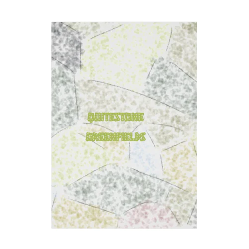 QuiteStoneGreenFields Stickable Poster