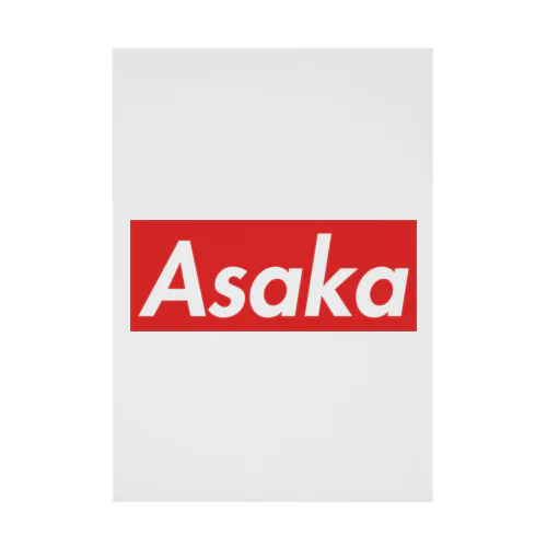 Asaka Goods Stickable Poster