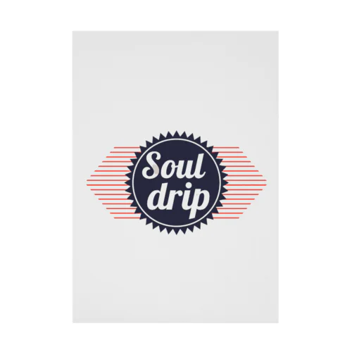 soul drip american Stickable Poster