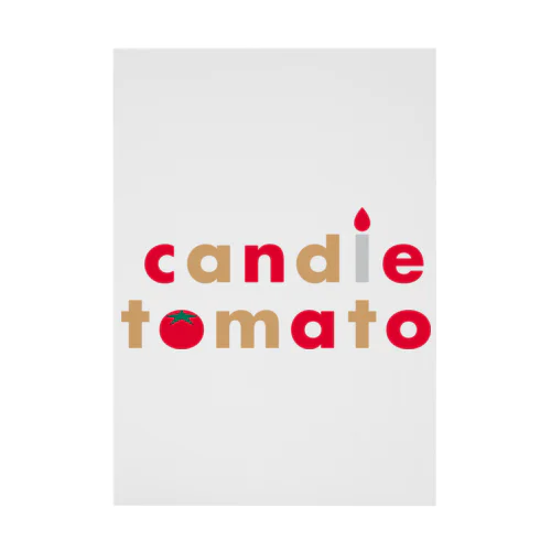 candle tomato Stickable Poster