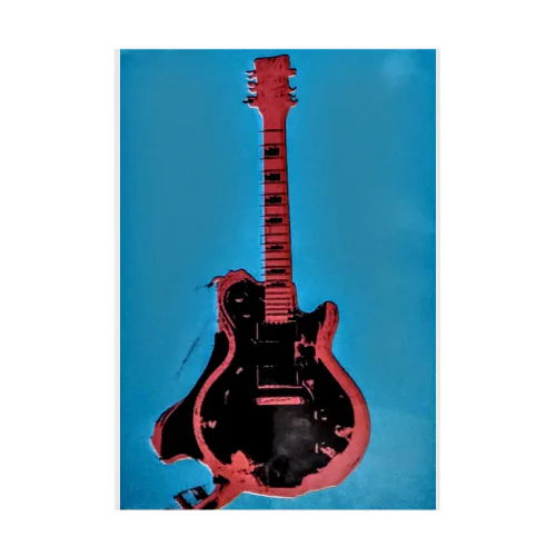 アンディ・ギター・ウォーホール Stickable Poster