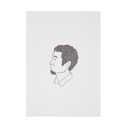 男 Stickable Poster
