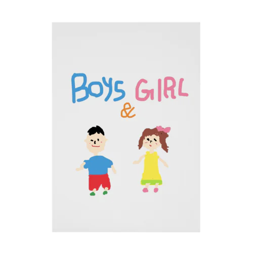 Boys & Girls 吸着ポスター