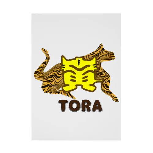 こんなカンジ？（漢字）　寅！トラ！TORA！ Stickable Poster