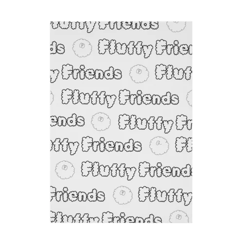 Fluffy Friends -logo pattern- 吸着ポスター