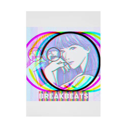 BREAKBEATS Stickable Poster