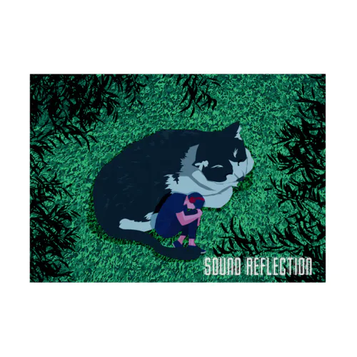 Sound Reflection | FOREST CAT Stickable Poster