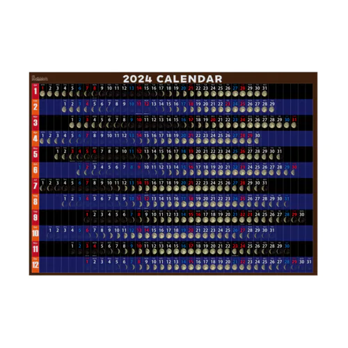 2024 CALENDER 吸着ポスター