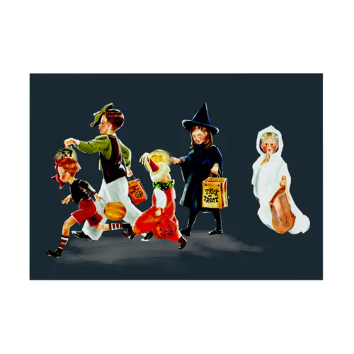 Trick Or Treat Stickable Poster