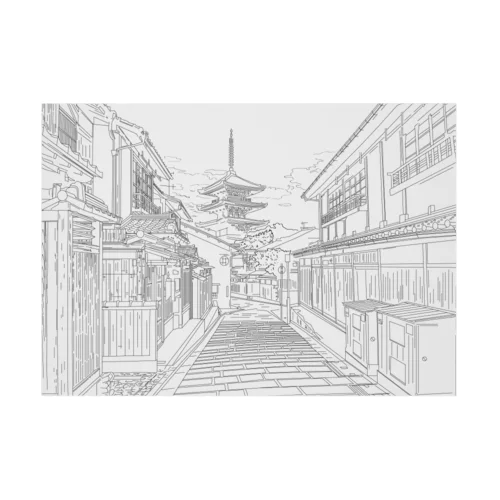 京都八坂の塔 Stickable Poster