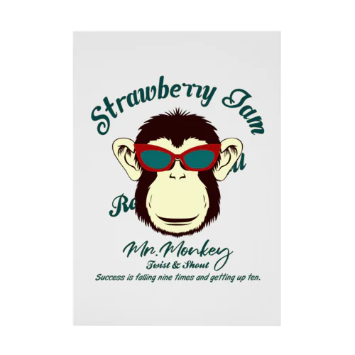 MR.MONKEY Stickable Poster