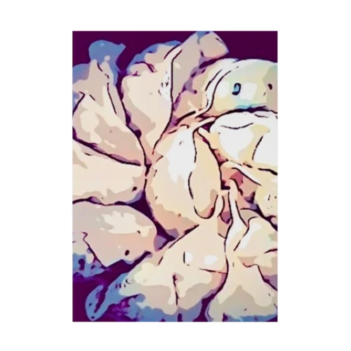ちぃずが包んで焼いた餃子 Stickable Poster