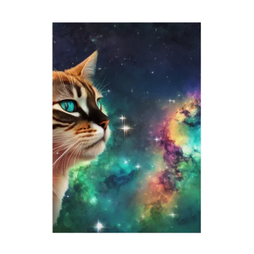 galaxy-neko Stickable Poster