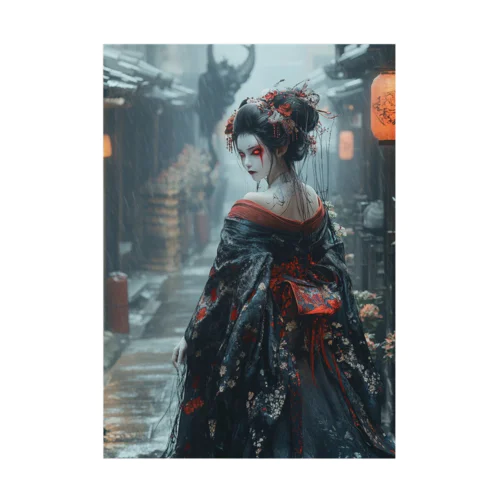 女郎 Stickable Poster