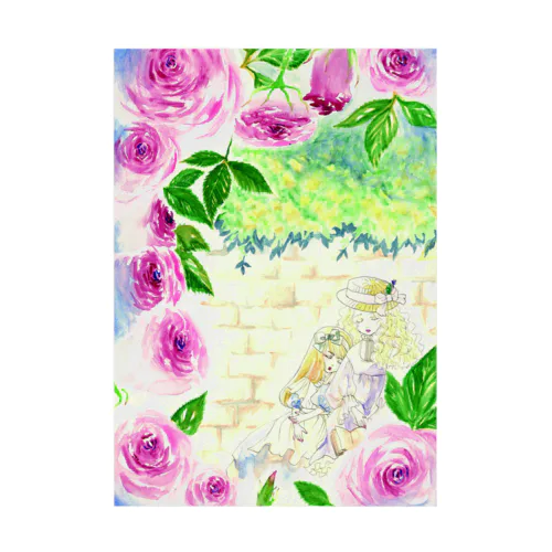 薔薇園 Stickable Poster