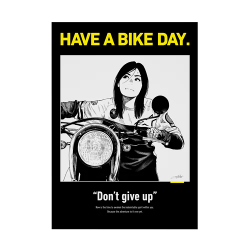HABD"Don't give up" Stickable Poster