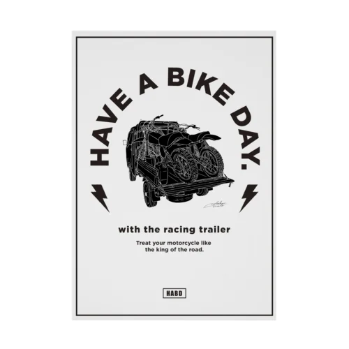 HABD Racing trailer #1 Stickable Poster