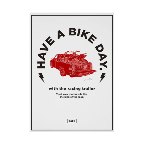 HABD Racing trailer #2 Stickable Poster