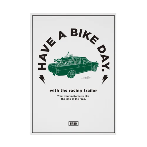 HABD Racing trailer #3 Stickable Poster