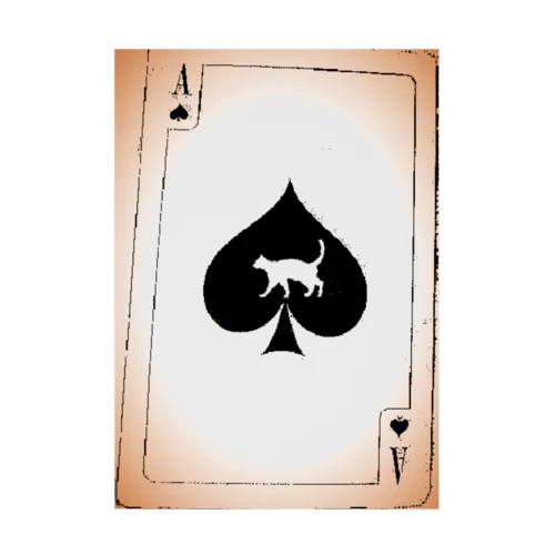 ACE OF SPADES Stickable Poster
