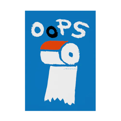 OOPS  Poster(Tarpaulin) Stickable Poster