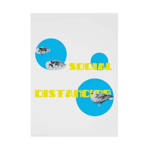 social distancing. Stickable Poster