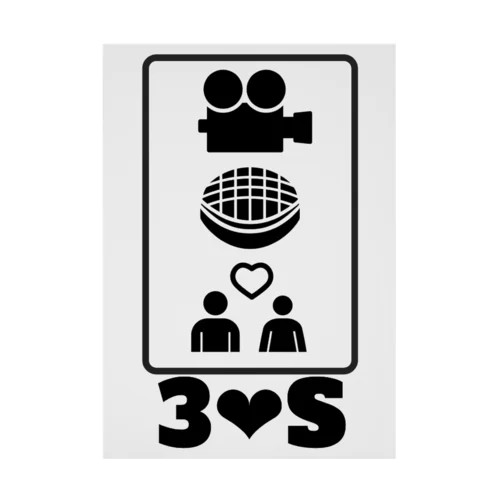 3❤︎S  Stickable Poster