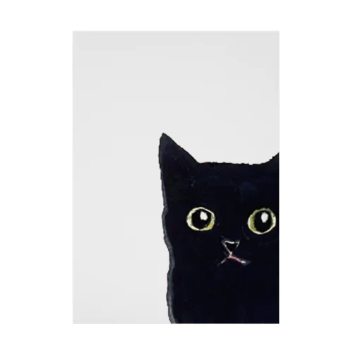 窓の黒猫 吸着ポスター