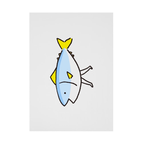 ゆるいマグロのツナさん Stickable Poster