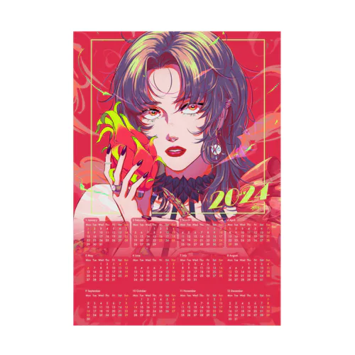 FRUIT 2024年カレンダー Stickable Poster