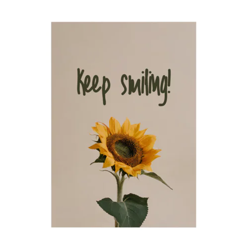 Keep smiling  Stickable Poster