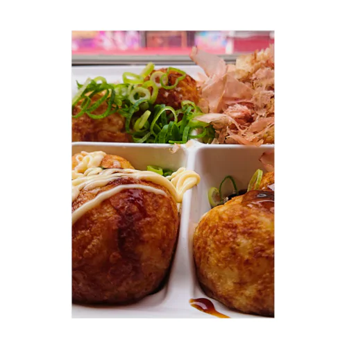 I LOVE TAKOYAKI 吸着ポスター