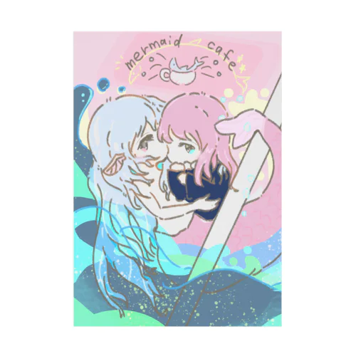 人魚百合 Stickable Poster