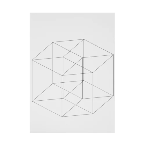 4D-Cube Stickable Poster