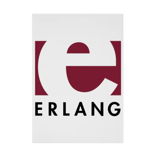 Erlang logo 吸着ポスター