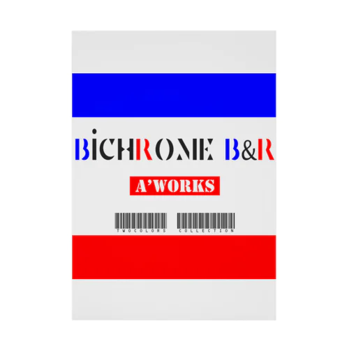 BICHROME BLU&RED 吸着ポスター