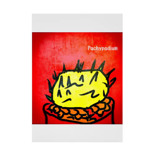 Pachypodium Stickable Poster