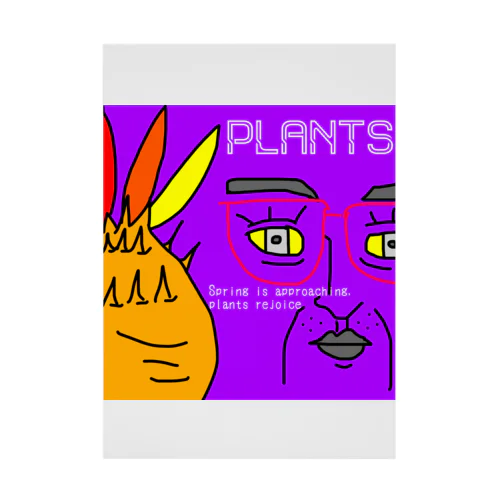 PLANTS Stickable Poster