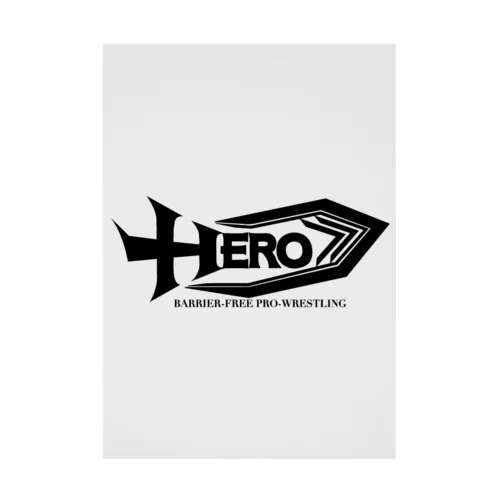 バリアフリープロレスHERO 吸着ポスター