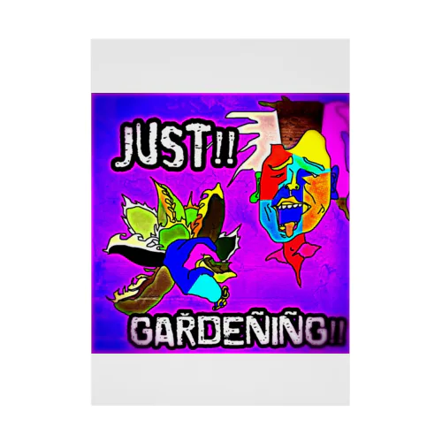 JUST!!GARDENING!! Stickable Poster