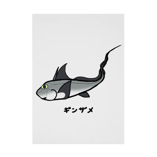 【魚シリーズ】ギンザメ♪231106 吸着ポスター