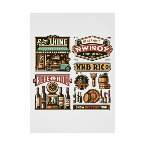 VinotequeStyle Stickable Poster