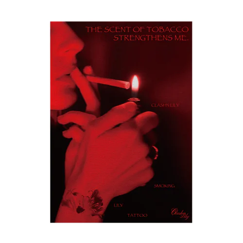 smoking_red Stickable Poster