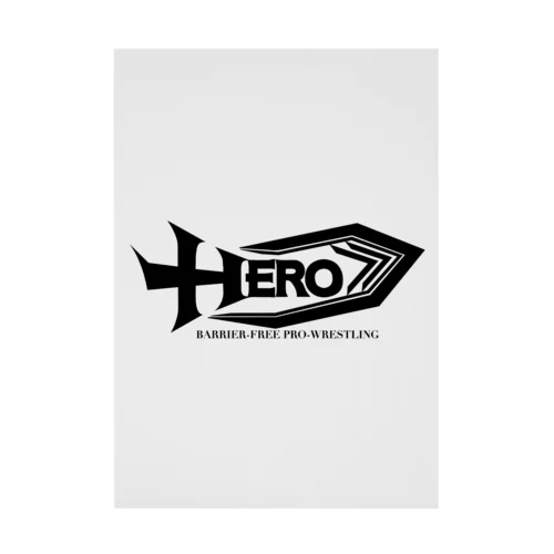 バリアフリープロレスHERO 吸着ポスター