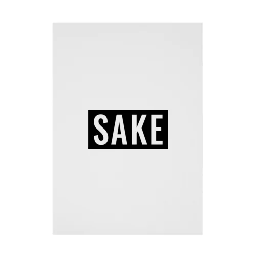 SAKE（ロゴ風） 吸着ポスター