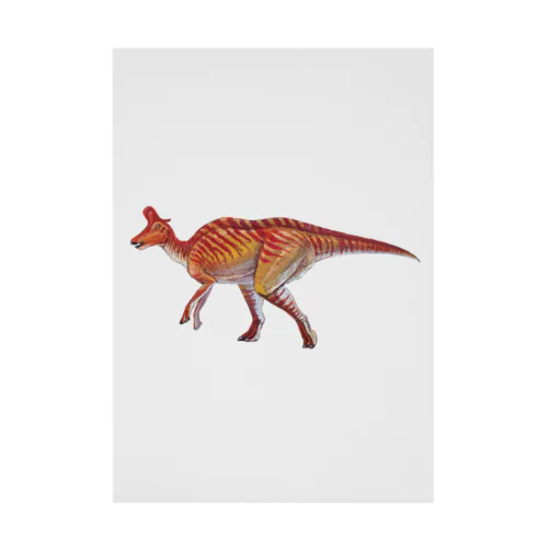 ランベオサウルス Stickable Poster
