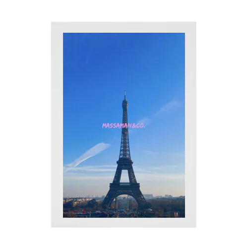 Paris 吸着ポスター