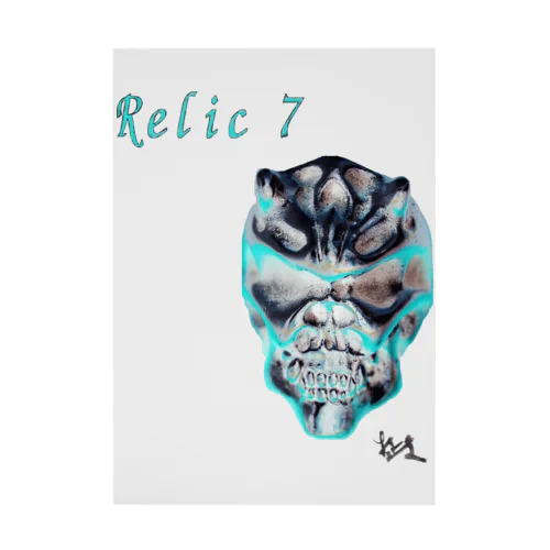 Relic 7　二角鬼スカル Stickable Poster