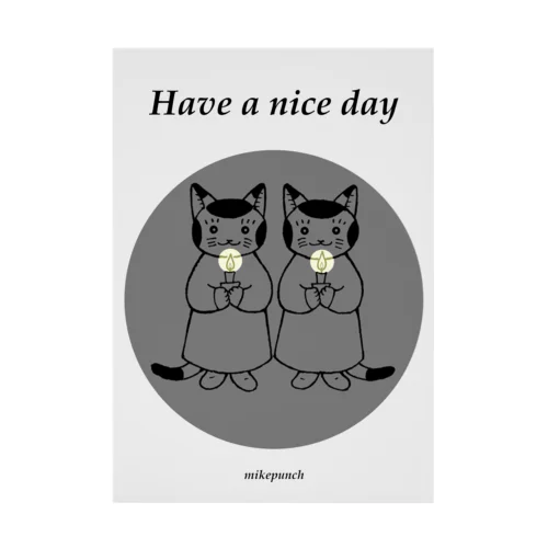 Have a nice day ~キャンドル~ Stickable Poster